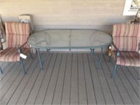 PATIO TABLE W/6 CHAIRS
