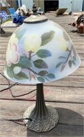 20" Reverse Painted Decorative Lamp