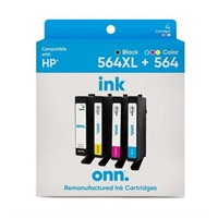 onn. Hp564Xl High Capacity Combo Inks  Pack of 4