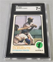 1973 Clemente SGC 7 Graded Baseball Card