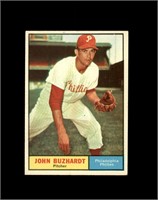 1961 Topps #3 John Buzhardt EX to EX-MT+