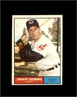 1961 Topps #5 John Romano EX to EX-MT+