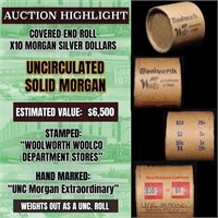 *EXCLUSIVE* x10 Morgan Covered End Roll! Marked "U