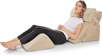 AllSett Health 4 Pc Bed Wedge Pillows Set -