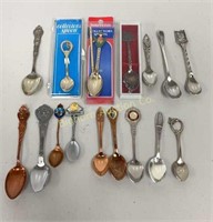 Souvenir Spoon Collection Approx. 17pc lot