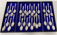 Vtg Presidential Silver Plate Spoon Set