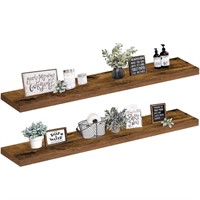 QEEIG Bathroom Shelves 48 inches Long Wall Shelf