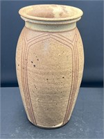 Lovely pottery vase signed