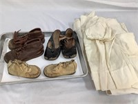 Antique children’s shoes and clothes