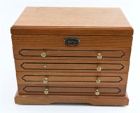 Thomas Museum Series lift top four drawer jewelry
