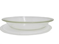 Pyrex Vintage Clear Glass Pie Plate AL124