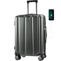 KROSER Hardside Expandable Carry On Luggage with