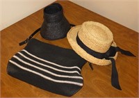 Summer Woven Hats and Purse