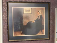 Framed Whistler's Mother Picture