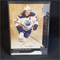 2019/20 Connor McDavid Artifacts Hockey Card