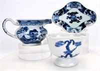 Group of Canton Blue and White Porcelain