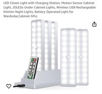 LED Closet Light with Charging Station
