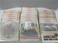 20 PORTOR'S ROACH IRON ON DECALS - MUSCLE CARS,