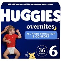 Huggies Overnites Size 6 Overnight Diapers (35+ lb