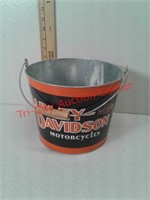 Metal Harley Davidson motorcycles bucket