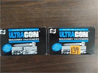 (2) 100-pc Elco Ultra Con 1/4" x 2-1/4" Fasteners