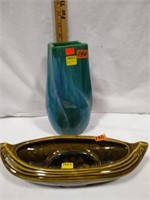 Hager vase, Canoe planter, USA