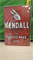 Kendall oil sign