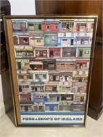 Framed Pubs & Shops of Ireland Picture