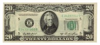 Series 1950 Green Seal $20.00 Federal Reserve Note
