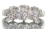 14kt Gold 1.00 ct Diamond Cocktail Ring