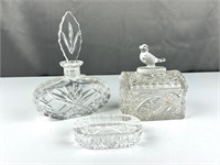 Bird dish ashtray decanter