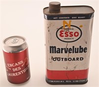 Canne Esso Marvelube outboard, vintage