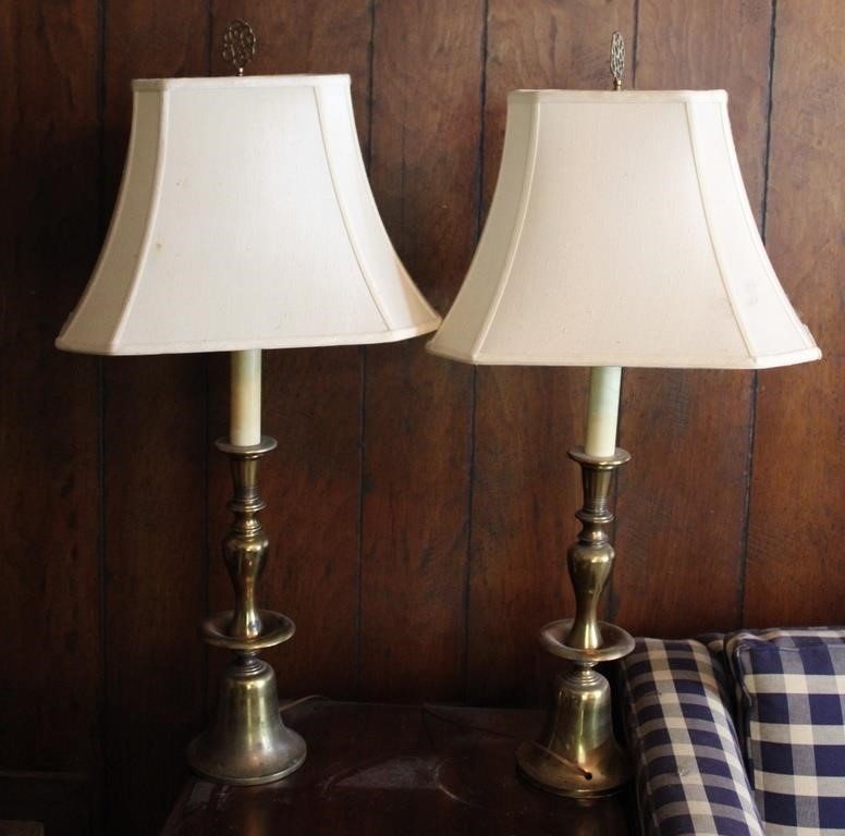 Vintage Brass Base Lamps