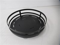 "Used" Metal Lazy Susan Black With Suction Cup