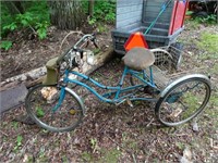 Vintage Tricycle with Pedal Power (not tested) -