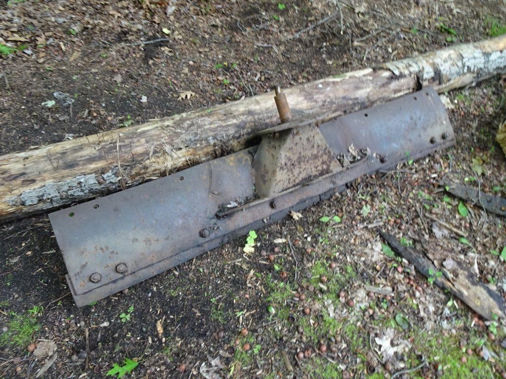 Antique Plow Blade - 6ft Wide - Can be driven up