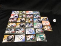 Team NFL Helmet Cards; (27); c.1995;