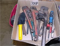 PIPE WRENCHES, SCREW DRIVERS, PLIERS, AND MORE