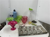 Lot of kitchen dishes and molds
