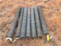 (7) Rolls Of 5Ft. Long Chicken Wire (NEW)