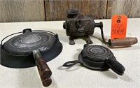 Wagner and E.O. Simmons Waffle Cast Iron & More...