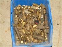 Bucket of Fittings Some Brass