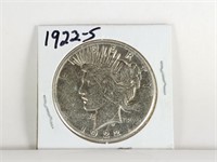 1922-S PEACE SILVER DOLLAR COIN