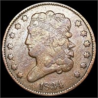 1834 Classic Head Half Cent NICELY CIRCULATED
