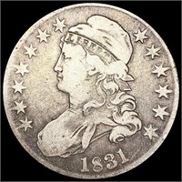 1831 Capped Bust Half Dollar NICELY CIRCULATED