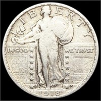 1918-S Standing Liberty Quarter NICELY CIRCULATED