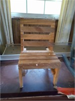 Wooden child chair