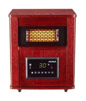 NOMA WOOD CABINET INFRARED SPACE HEATER W/REMOTE