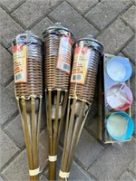 Tiki Torches and Outdoor Candles