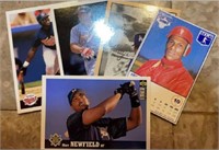 5 Collector's Baseball Cards including:1997 Upper